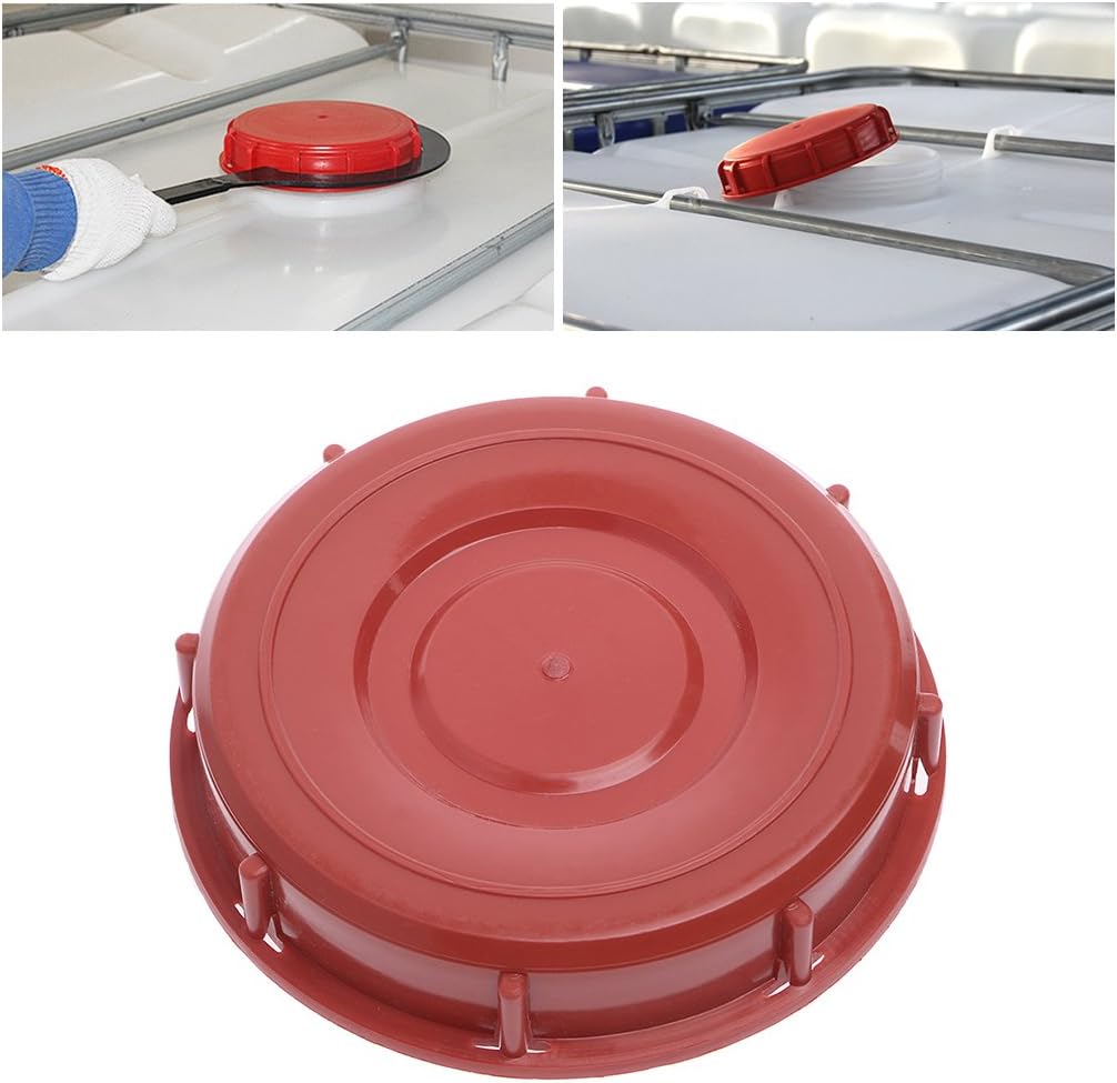 275330 Gallon IBC Tote Tank Cover Lid Cap 163mm For Schutz Mauser (Red