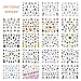 Halloween Nails Decals Stickers, 30 Sheets Multi-Color Mixed Styles Ghost Spiders Pumpkin Witches Nail Art Decals (Luminous Styles Included)