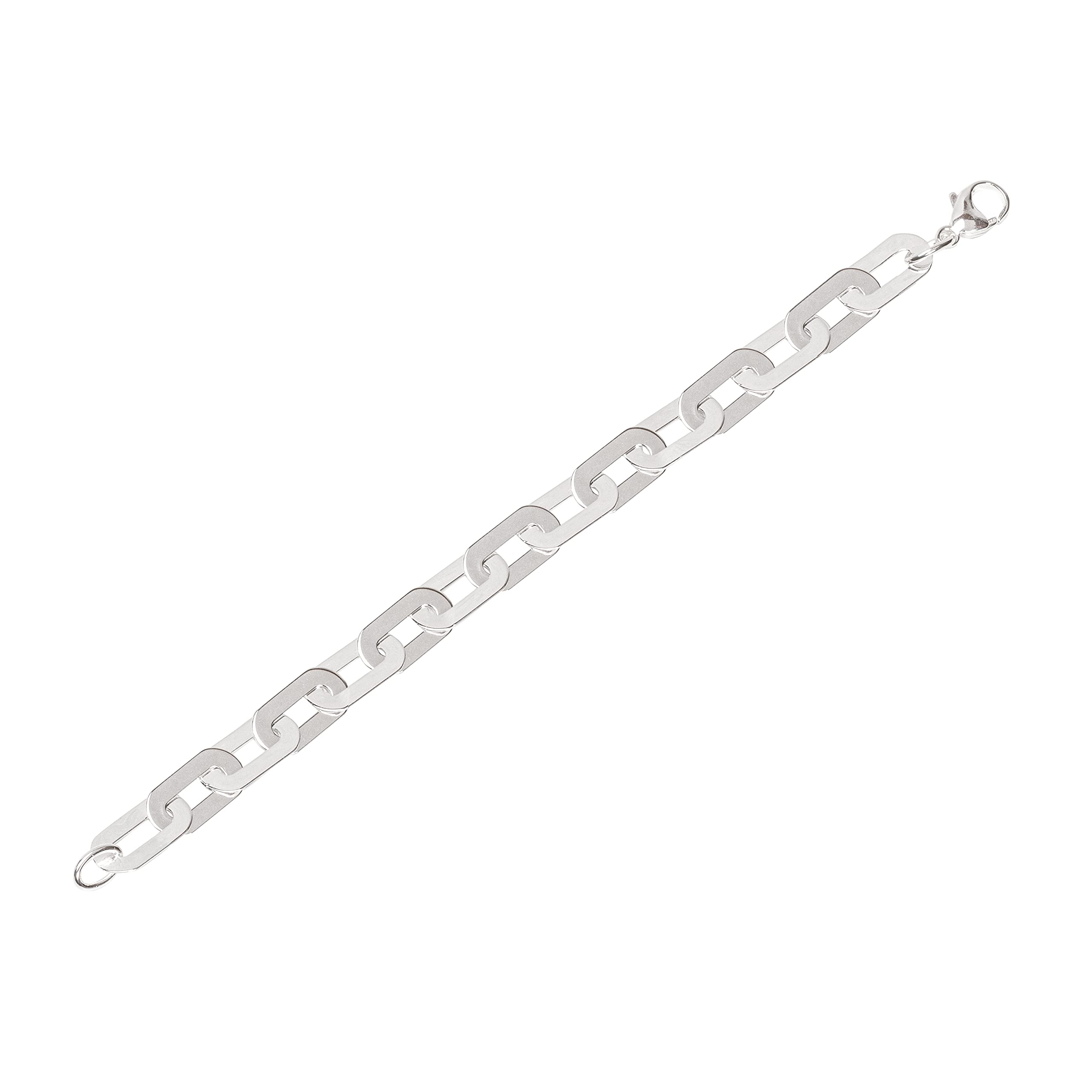 NKlaus bracelet 925 Sterling Silver 21cm Luna chain unisex design bracelet chain exquisite 12713