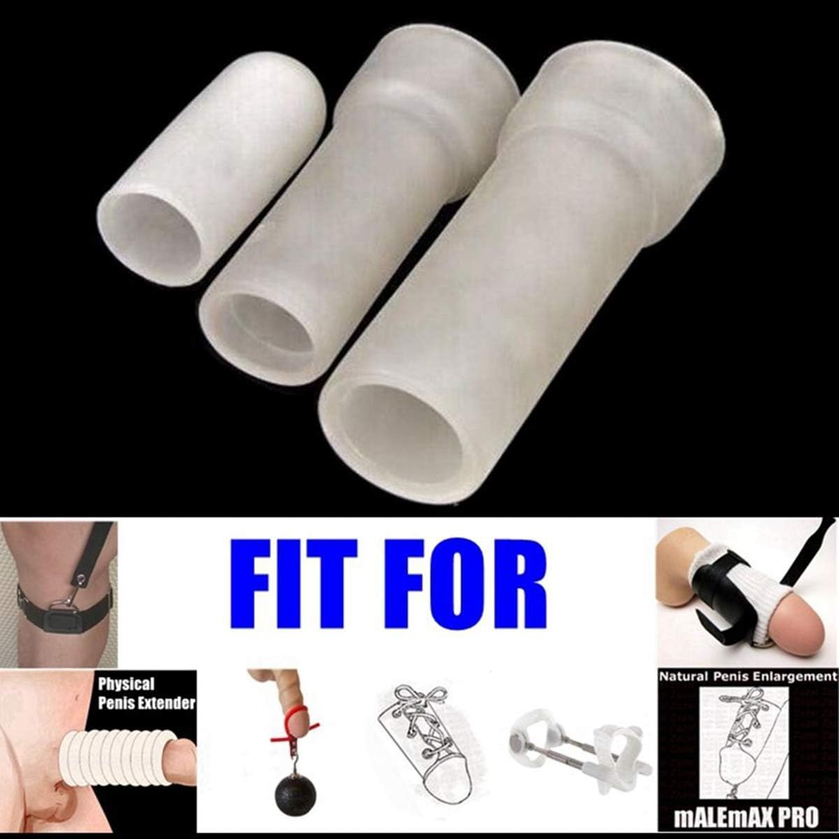 3PCS P`ênís P-ùmp Sleeve Cover for Men Electric Universal Silicone Sealing Ring for P`ênís P`ênís Enlárgèr-CAP01