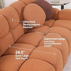 Alberobelo Boucle Sofa for Living Room, Cloud Couch