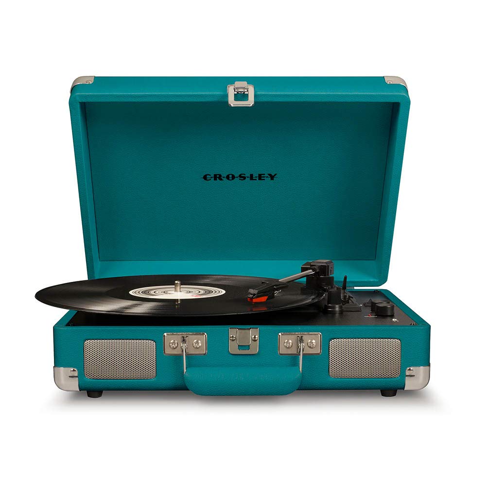Crosley Cruiser Deluxe Portable Turntable (Teal)