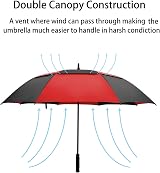 ACEIken Golf Umbrella Windproof 68 Inch Double Canopy Automatic Open view 4