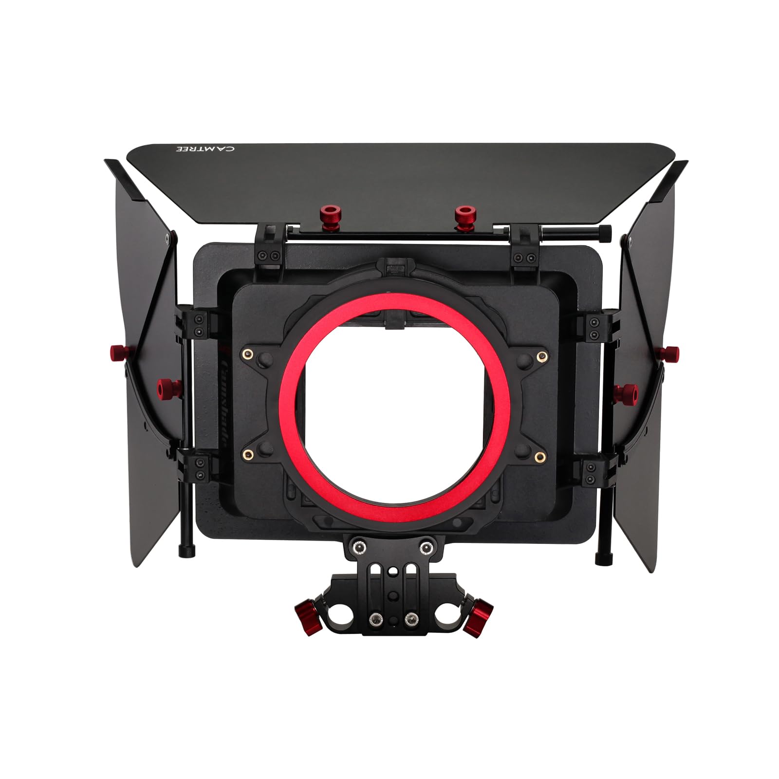 CAMTREE Camshade Professional Wide Angle Matte Box with 15mm Rod Adapter for DSLR Video DV Camcorder Camera Lenses up to 105 mm (MB-CMS)