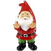 Gnometastic Holiday Double Bird Gnome Ornament - Inappropriate, Funny Christmas Ornaments for Adults, White Elephant Gifts for Adults and Fun Gnome Christmas Decor, 3.5in