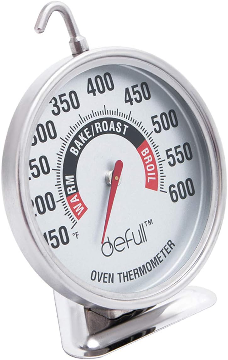 Extra Large 2.75 Inch Dial Oven Thermometer Clear Large Number Easyto