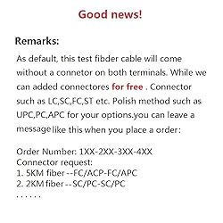 Jeirdus 2KM G652D Fiber Optic OTDR Launch Cable