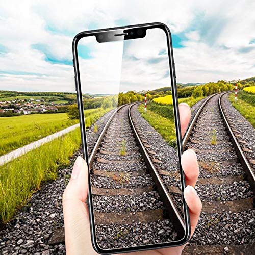 image for Acedining iPhone Xs Screen Protector Tempered Glass [2-Pack] [Edge to 
