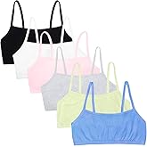Fruit of The Loom Womens Spaghetti Strap Cotton Pullover Sports Bra Value Pack