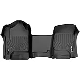SMARTLINER Floor Mats 1st Row One Piece Liner for 2014-2018 Chevrolet Silverado 1500