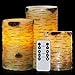 Candles Birch, Flameless Candles Set of 4
