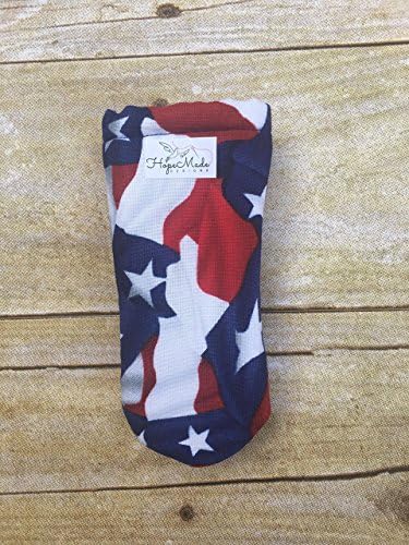 Cast Iron Skillet Handle Pocket Cover in Texas flag print