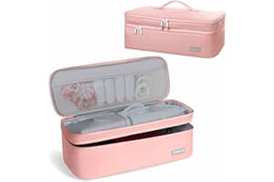 EPEDAL24 Double-Layer Travel Carrying Case, Shark Flexstyle Carrying Case for Revlon One-Step Hair Dryer/Hot Tools/Volumizer/Styler (Bag Only) Pink
