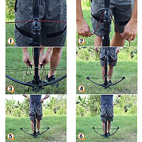 EOUS Crossbow Cocking Rope Cocker Crossbow Stringer Loader Crossbows