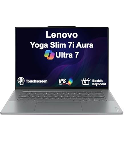 Amazon.com: Lenovo Yoga Slim 7i 15ILL9 Aura Edition Copilot+