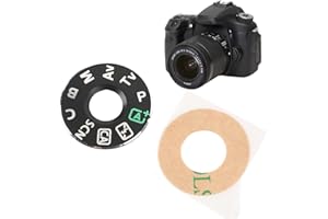 Mode Dial Plate Interface Replacement Part for CANON 70D Camera, Iron Turntable Patch for Camera, Plate Nameplate Camera Repa
