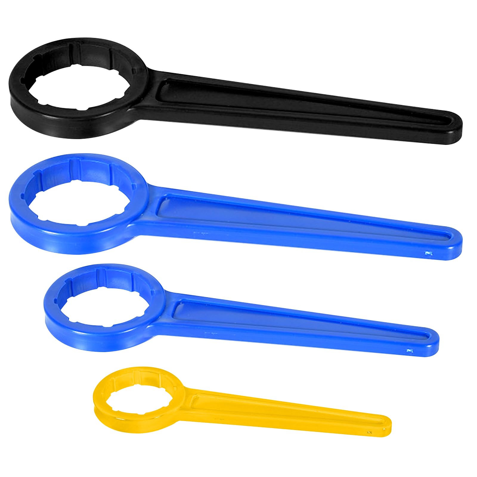 4 Stück DIN 41/51/61 Kanisterschlüssel Ringschlüssel, Kanister Öffner, Öffner für Kanister-Schraubdeckel, für alle gängigen 5, 10, 20, 25 und 30 Liter Kanister zum leichten öffnen von Kanistern