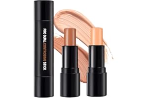 ONLYOILY Double-End Contour Highlighter Stick Contour Stick, Face Highlighter, Contour Makeup Contouring Sticks Cream Concealer (3)