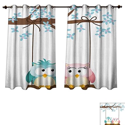 Amazon Com Rupperttextile Nursery Blackout Curtains Panels For