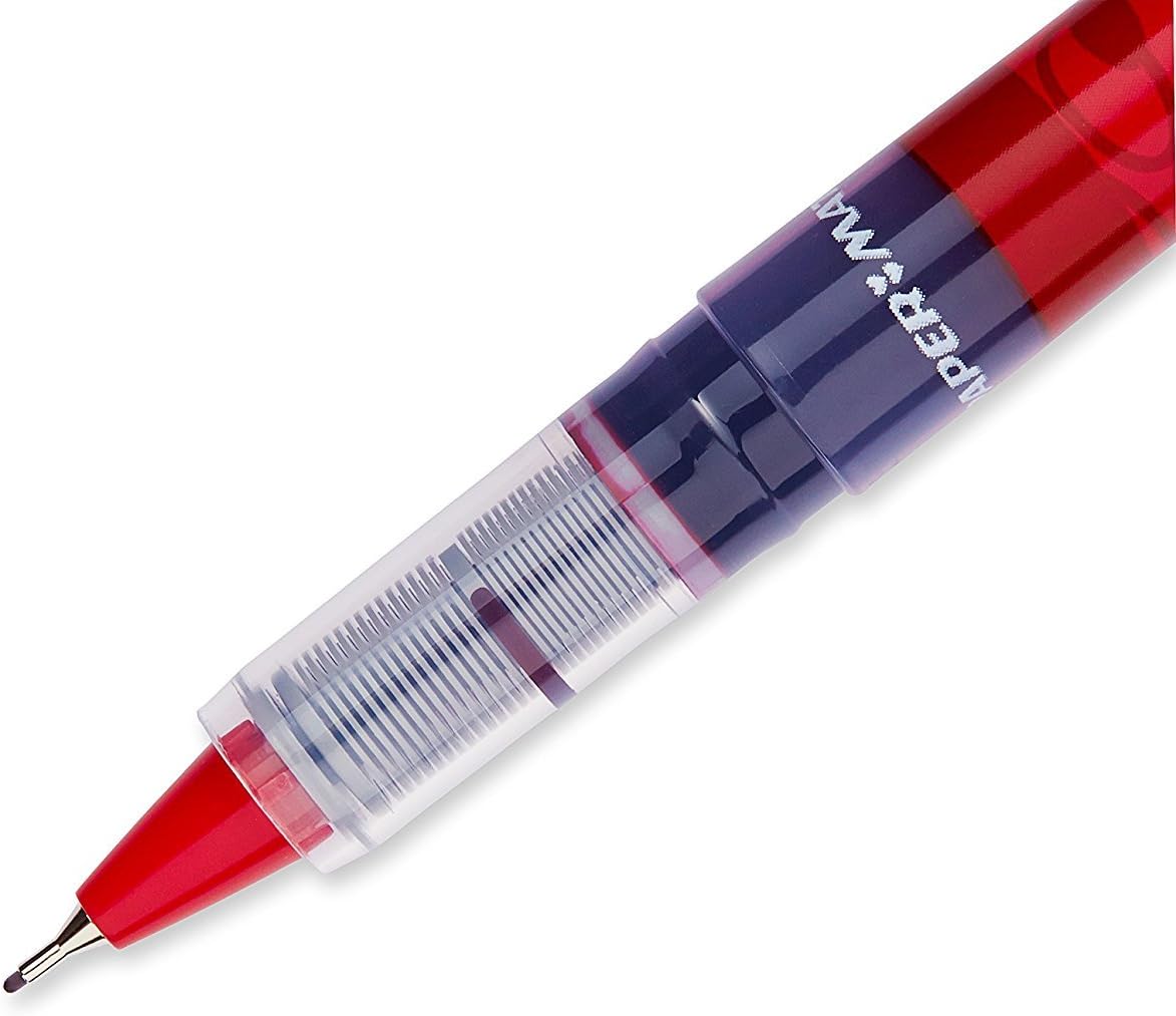 Paper Mate Liquid Flair Porous-Point Pen, Extra-Fine Tip, 12-Pack, Red (31003BH), Case of 12 Dz.