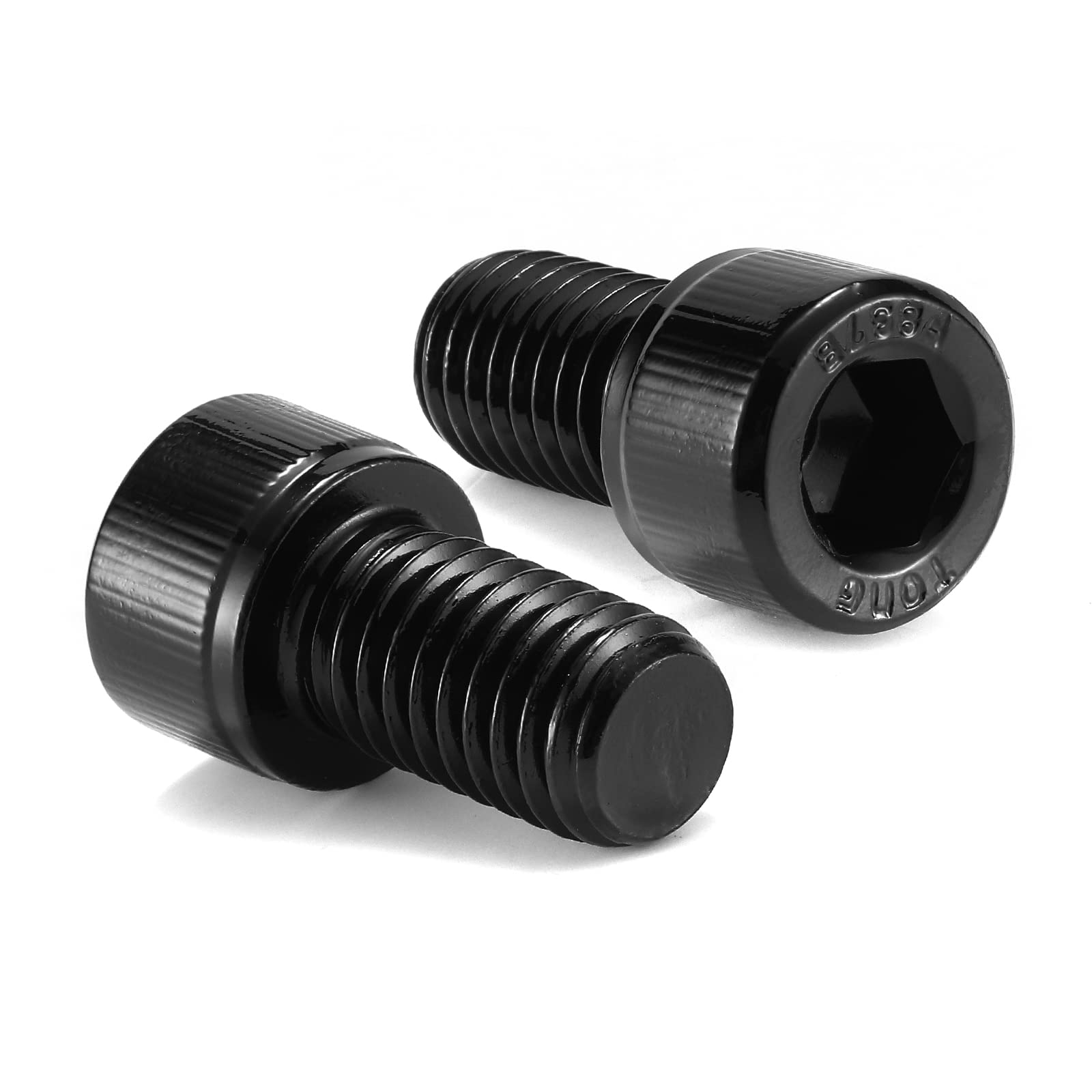 Photo 1 of 1/4-20 x 7/8" Socket Head Cap Screws Bolts, 20Pcs 304 Stainless Steel 18-8, Allen Socket Hex Drive, Full Thread, Black Oxide by SG TZH(with Hex Spanner)