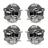 Front Rear Wheel Bearing & Hub Assembly Kit For