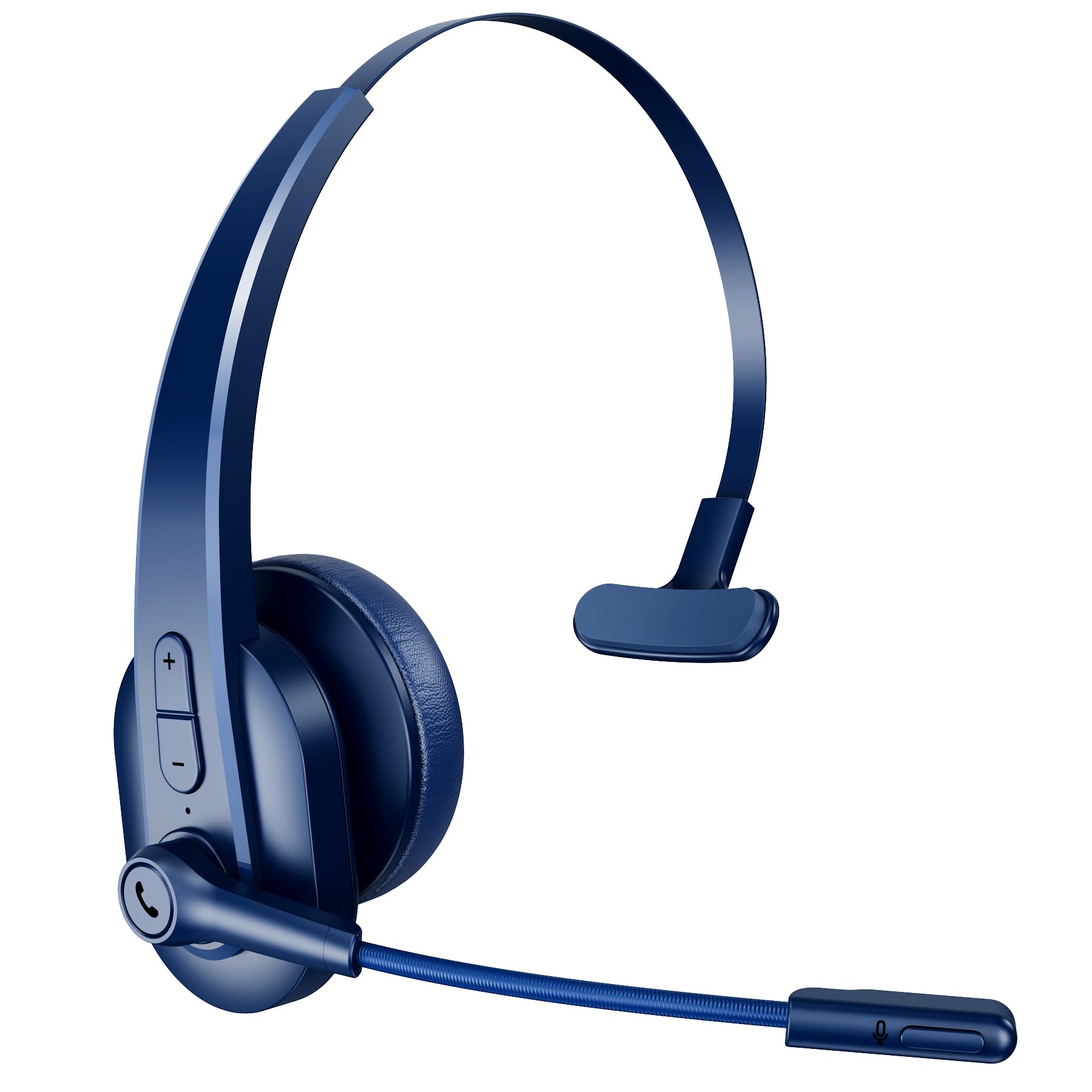 Sarevile On-Ear Bluetooth Headset with Microphone & Mute Button for Truckers Bluetooth V5.2 Headphones for Cell Phones