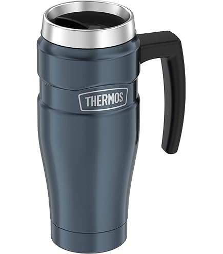 Amazon.com: Thermos ThermoCaf 0.45 Litre Office Mug, Purple : Home &  Kitchen
