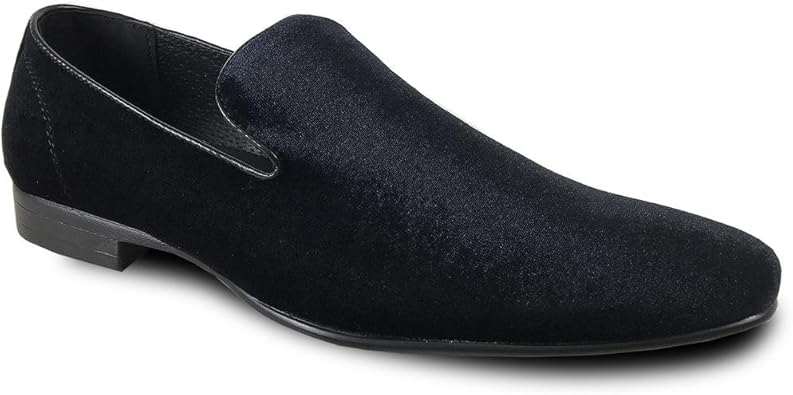 mens black velvet dress shoes