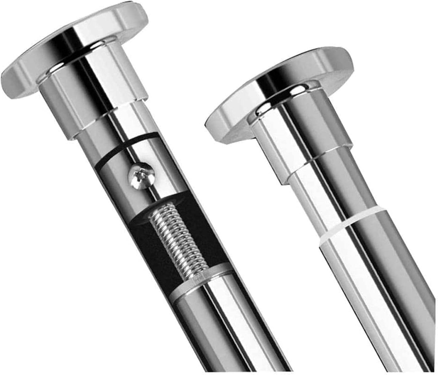 Shower Curtain Rod, Telescopic Rod Free Punching Bathroom Shower
