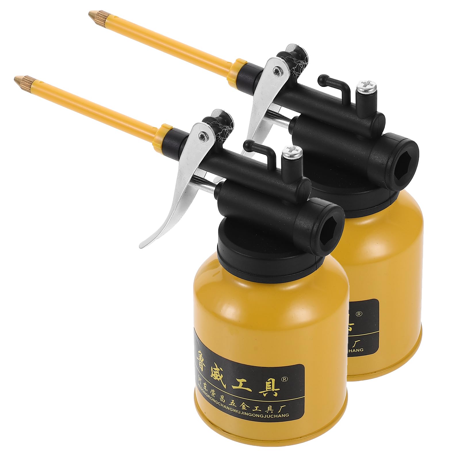 FAVOMOTO Industrial Lubrication Oileryellow Lubricating - Tools pcs Tool Oil Aluminium Pressure Pump Industrial Filling Canyellow Lubrication with Can Metal for Home Oileryellow Oiler Yellow