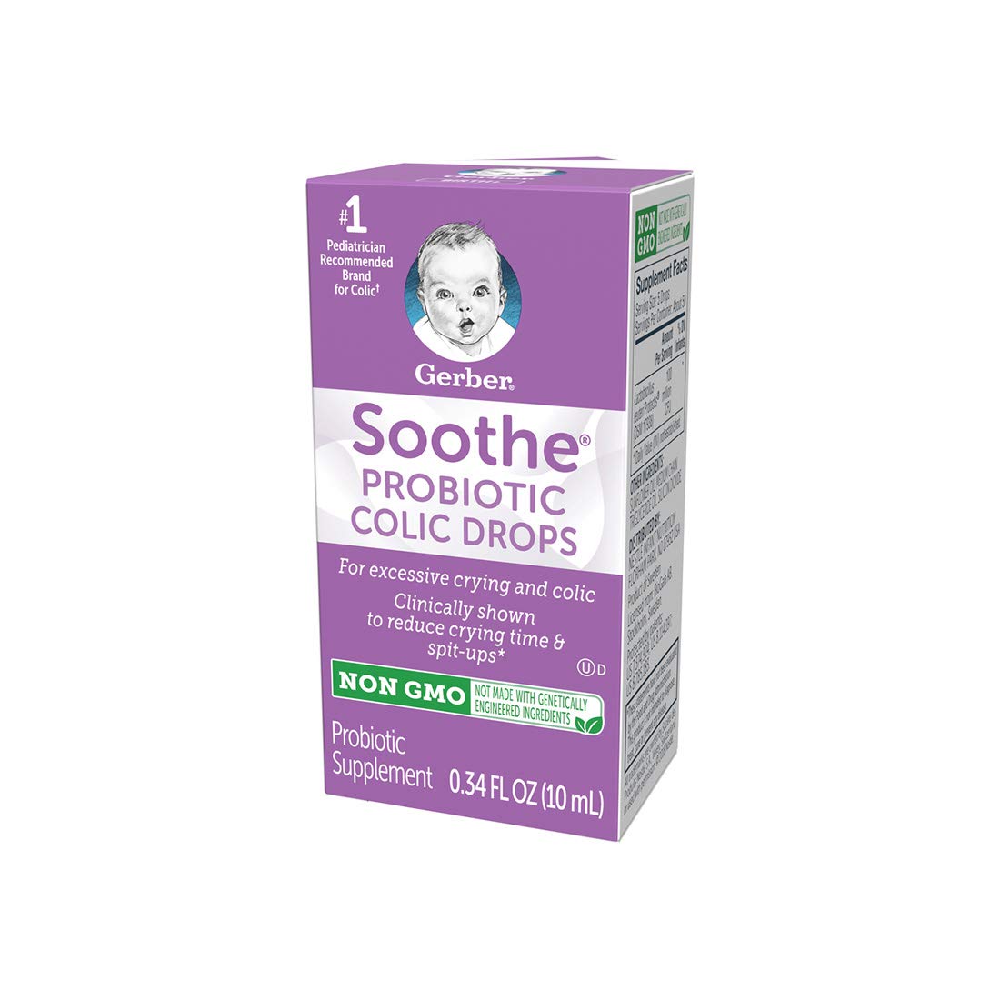 Gerber Soothe Baby Probiotic Colic, 0.34 fl oz Buy Online in UAE