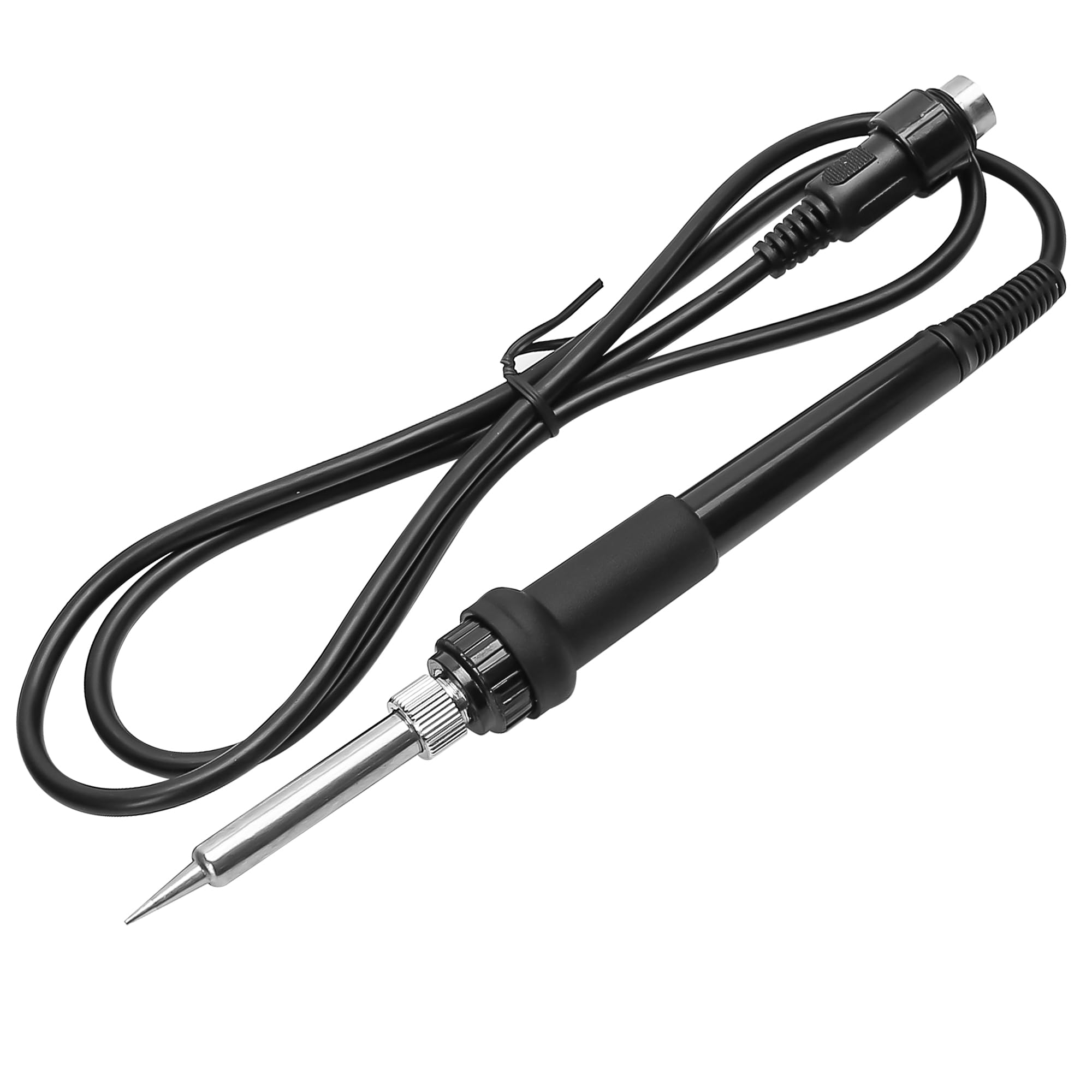 Photo 1 of 1PC Soldering Station Iron Handle Replacement Compatible for HAKKO 936 w 1321 Heater Core, 50 Watt 24V DC, 5 Pin Soldering BNC Connector (Include Heating Element)