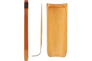 ARTIBETTER 3pcs Set Teaspoon Ceremony Party Chic Shop Home for Tea Matcha Delicate Making Chinese Accessories Scoop Supplies Wood Bamboo Handmade Gongfu Teahouse Teaware Tool Kit