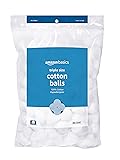 Amazon Basics Cotton Balls for Skincare, 200 Count