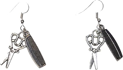 Amazon Com Fth Crazy Cute Hair Stylist Artist Comb Scissor 1