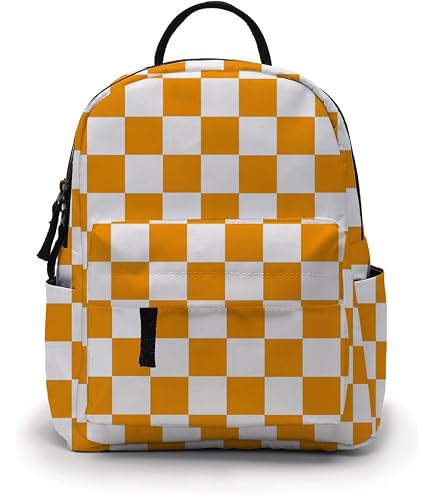 Dezcrab Corduroy Mini Backpack Purse Fashion Small Backpack Casual Daypack for Women Girls School Travel (Checkered Brown) : Clothing, Shoes & Jewelry