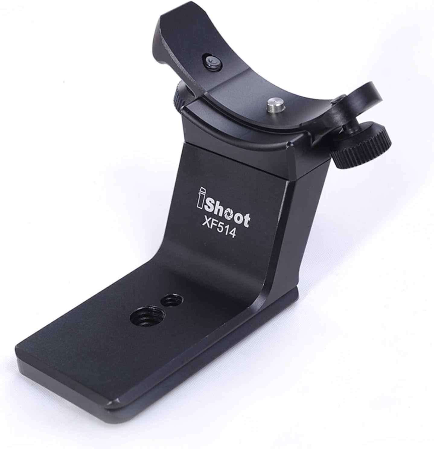 iShoot Metal Lens Collar Replacement Base Foot Stand Adapter for Fuji XF 50-140mm F2.8 R LM OIS WR Telephoto Lens Tripod Mount Ring-Bottom is Camera Quick Release Plate Feature