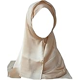 HURESON Women Hijab Head Scarf Chiffon Hijabs Lightweight Scarves Crepe Wedding Shawls and Wraps for Evening Dresses