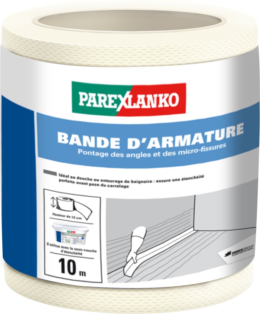 Parexlanko LA3180 Reinforcement Strap, White, 10m