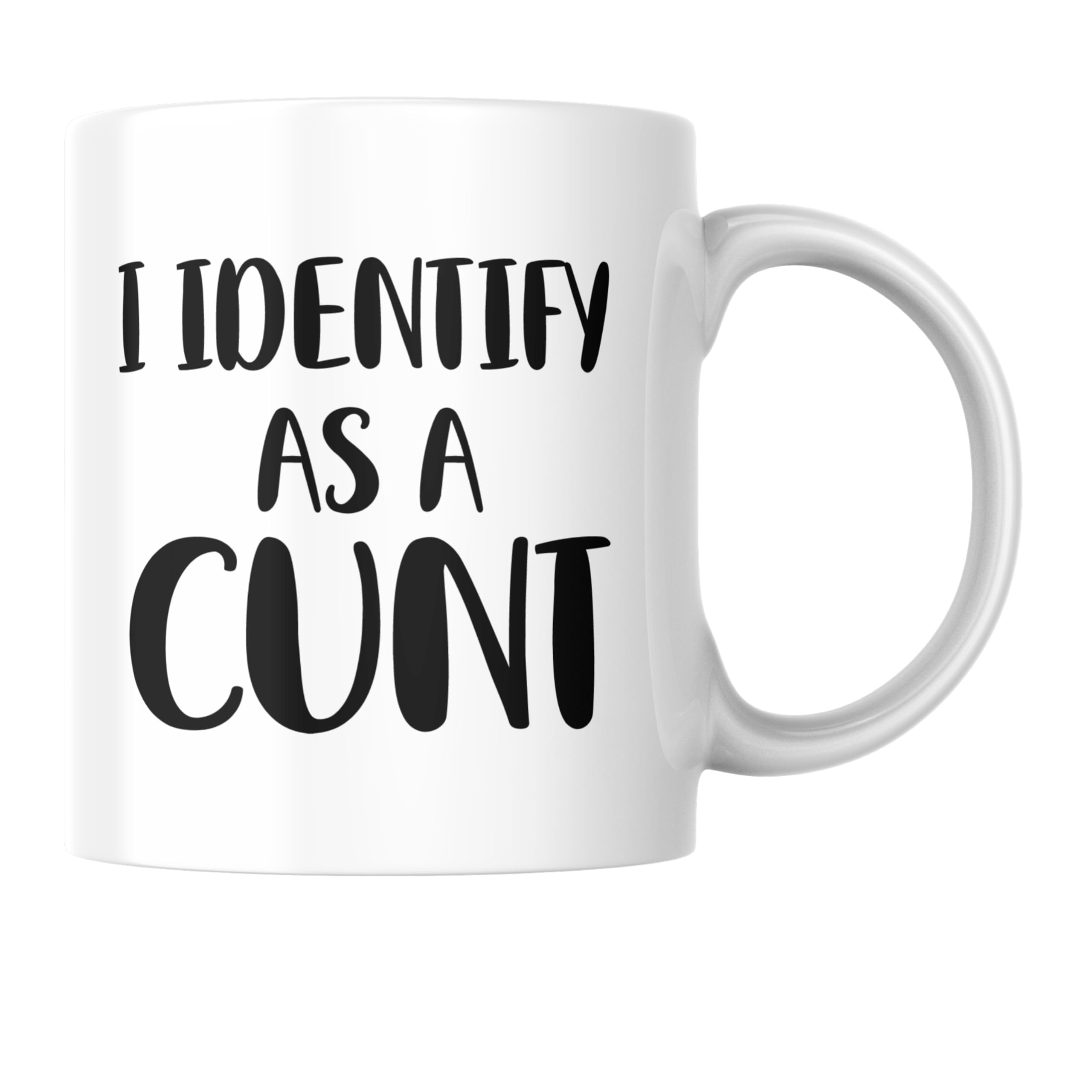 Cheeky Chops Cunt Mug for Adults Rude Sweary Offensive Sarcastic Humour Coffee Cup for Men Women Birthday Secret Santa Novelty (Identify)