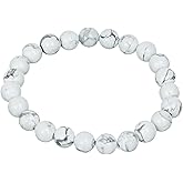 HANCURIA AAA Quality Original Certified Natural Gemstone Stretch Bracelet for Unisex - 8mm Beads Bracelet with Adjustable Size
