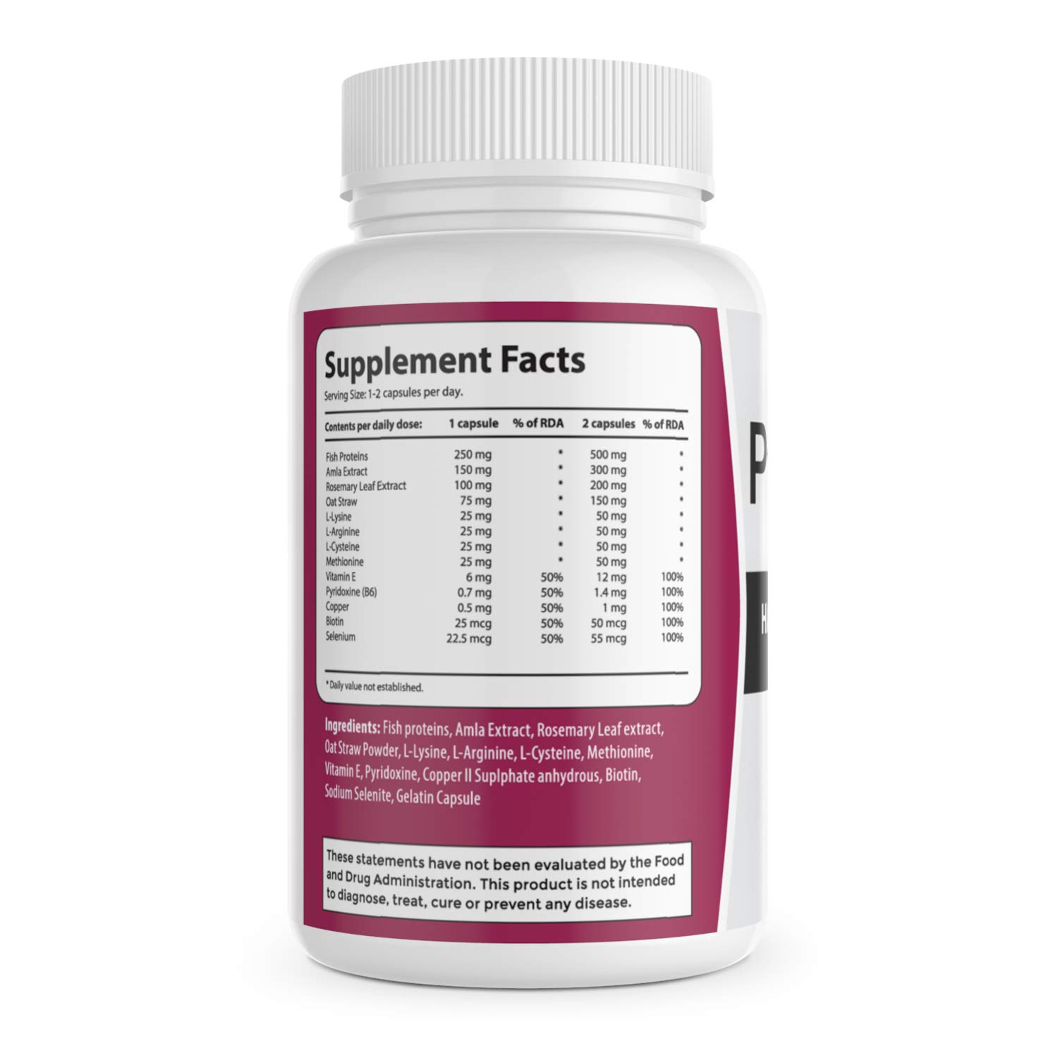 Kerotin Hair Capsules Progena Hair Growth Supplement