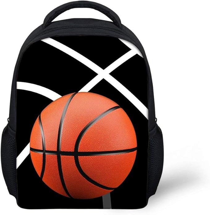 Basketball Schoolbag Bookbag 3D Backpack Kid Back to School Gift