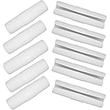 I FRMMY 10 Pieces Bed Sheet Grippers Fasteners Keep Sheets Snug - Fit for Various Mattresses with Raised Edge - White