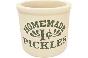 Handmade with Love by Fatima. Utensils holder in Monica’s kitchen. Homemade 1 cent Pickles Jar.