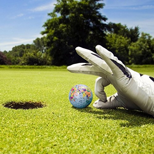 Novelty Golf Balls World Map Design Professional Practice Golf Ball