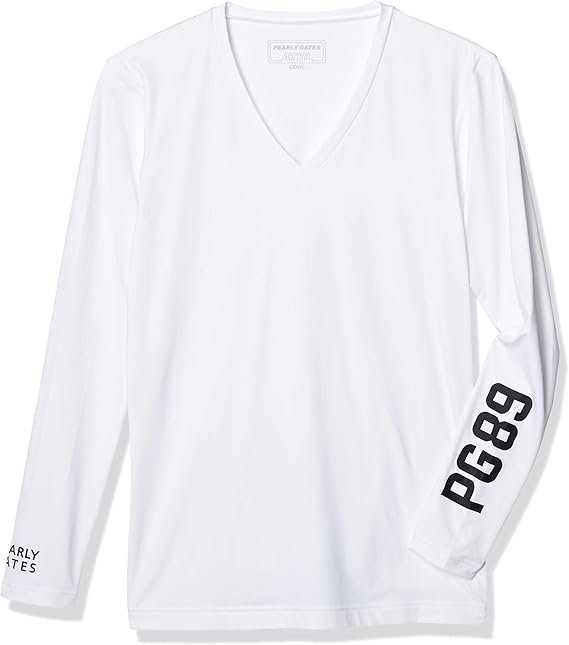 Amazon パーリーゲイツ メンズ 長袖 ハイネックシャツ 吸水速乾 Uvカット 接触冷感 消臭 インナー ゴルフ 053 030 ホワイト 日本 3 S 日本サイズs相当 シャツ 通販