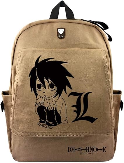 Japan Anime Death Note Backpack Canvas Shoulder Bag For Boys Girls 