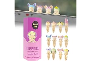 Liaoruay Cute Angel Box Back to Angel Car Fashion Play Doll Decor Home Decor, Mini Figure Series- Sleep&Fruit, First Generation to Fourth Generation Animal Series (B)